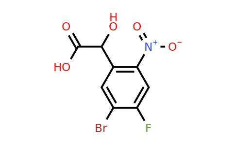 1805151-89-6 | 5-Bromo-4-fluoro-2-nitromandelic acid