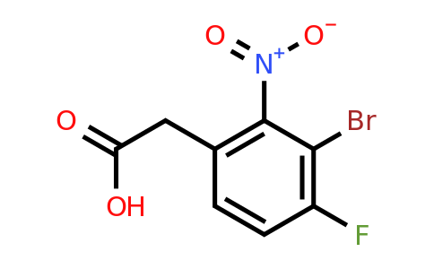1805151-99-8 | 3-Bromo-4-fluoro-2-nitrophenylacetic acid