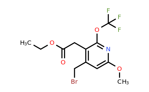 1805152-35-5 | Ethyl 4-(bromomethyl)-6-methoxy-2-(trifluoromethoxy)pyridine-3-acetate