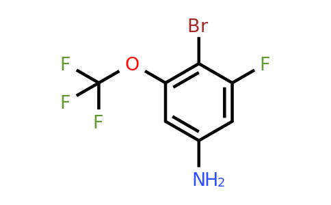 1805152-42-4 | 4-Bromo-3-fluoro-5-(trifluoromethoxy)aniline