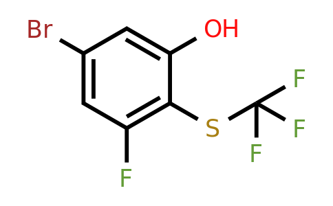 1805152-75-3 | 5-Bromo-3-fluoro-2-(trifluoromethylthio)phenol