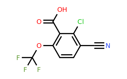 1805153-91-6 | 2-Chloro-3-cyano-6-(trifluoromethoxy)benzoic acid