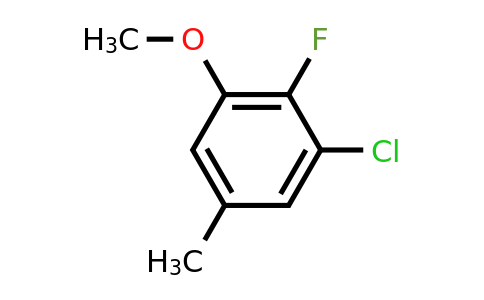 1805154-54-4 | 3-Chloro-2-fluoro-5-methylanisole