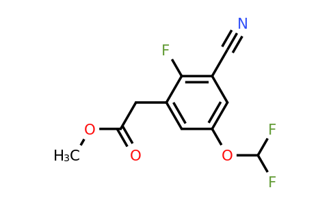 1805154-84-0 | Methyl 3-cyano-5-difluoromethoxy-2-fluorophenylacetate