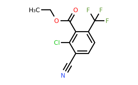 Ethyl 2-chloro-3-cyano-6-(trifluoromethyl)benzoate