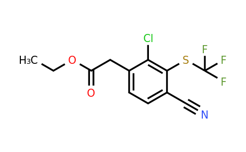 1805156-01-7 | Ethyl 2-chloro-4-cyano-3-(trifluoromethylthio)phenylacetate