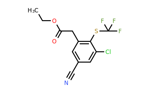 1805156-06-2 | Ethyl 3-chloro-5-cyano-2-(trifluoromethylthio)phenylacetate