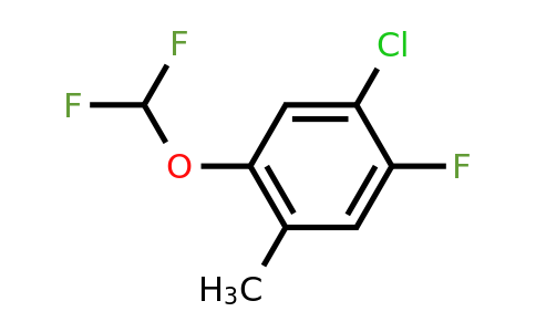 1805158-46-6 | 4-Chloro-2-difluoromethoxy-5-fluorotoluene