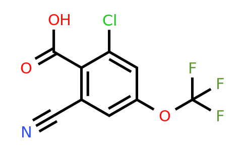 1805159-34-5 | 2-Chloro-6-cyano-4-(trifluoromethoxy)benzoic acid