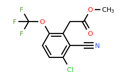 1805160-18-2 | Methyl 3-chloro-2-cyano-6-(trifluoromethoxy)phenylacetate
