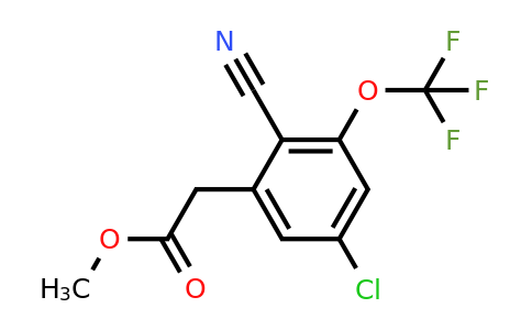 1805160-25-1 | Methyl 5-chloro-2-cyano-3-(trifluoromethoxy)phenylacetate