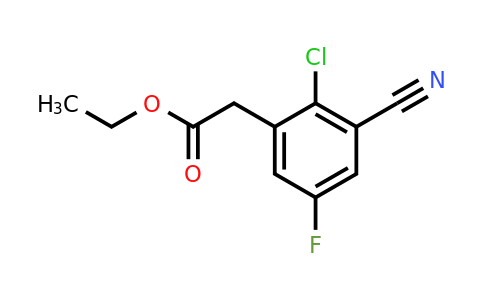 1805160-50-2 | Ethyl 2-chloro-3-cyano-5-fluorophenylacetate