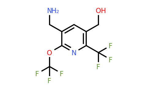 3-(Aminomethyl)-2-(trifluoromethoxy)-6-(trifluoromethyl)pyridine-5-methanol