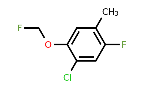 1805161-77-6 | 4-Chloro-2-fluoro-5-(fluoromethoxy)toluene
