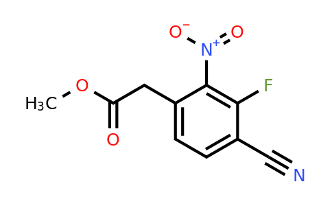 1805162-57-5 | Methyl 4-cyano-3-fluoro-2-nitrophenylacetate