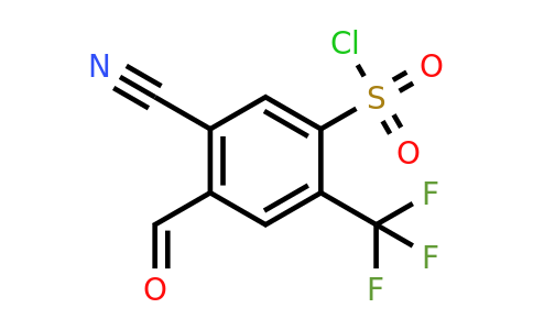 1805163-29-4 | 5-Cyano-4-formyl-2-(trifluoromethyl)benzenesulfonylchloride