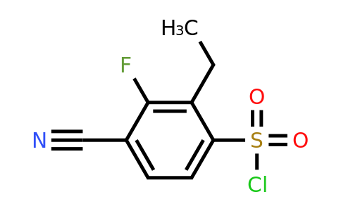 1805163-52-3 | 4-Cyano-3-fluoro-2-ethylbenzenesulfonylchloride