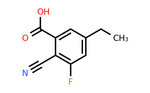 1805163-64-7 | 2-Cyano-3-fluoro-5-ethylbenzoic acid