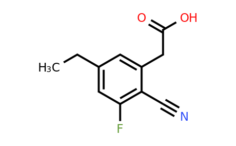 1805164-41-3 | 2-Cyano-3-fluoro-5-ethylphenylacetic acid