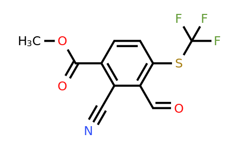 Methyl 2-cyano-3-formyl-4-(trifluoromethylthio)benzoate