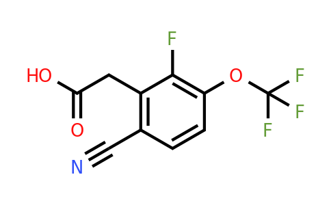 1805164-52-6 | 6-Cyano-2-fluoro-3-(trifluoromethoxy)phenylacetic acid