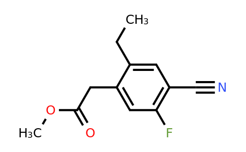 1805164-73-1 | Methyl 4-cyano-5-fluoro-2-ethylphenylacetate