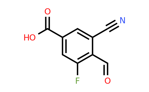 1805164-89-9 | 3-Cyano-5-fluoro-4-formylbenzoic acid