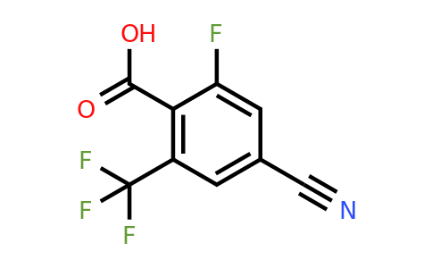 1805165-26-7 | 4-Cyano-2-fluoro-6-(trifluoromethyl)benzoic acid