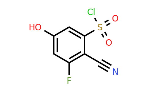 1805165-48-3 | 2-Cyano-3-fluoro-5-hydroxybenzenesulfonylchloride