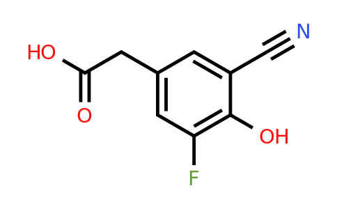 3-Cyano-5-fluoro-4-hydroxyphenylacetic acid