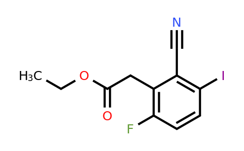 1805168-41-5 | Ethyl 2-cyano-6-fluoro-3-iodophenylacetate