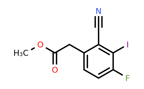 1805168-57-3 | Methyl 2-cyano-4-fluoro-3-iodophenylacetate