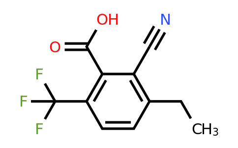 1805170-79-9 | 2-Cyano-3-ethyl-6-(trifluoromethyl)benzoic acid