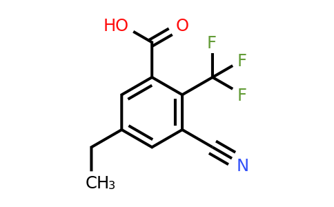 1805170-89-1 | 3-Cyano-5-ethyl-2-(trifluoromethyl)benzoic acid