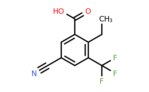 1805170-97-1 | 5-Cyano-2-ethyl-3-(trifluoromethyl)benzoic acid