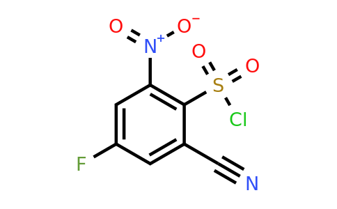 1805171-05-4 | 2-Cyano-4-fluoro-6-nitrobenzenesulfonylchloride