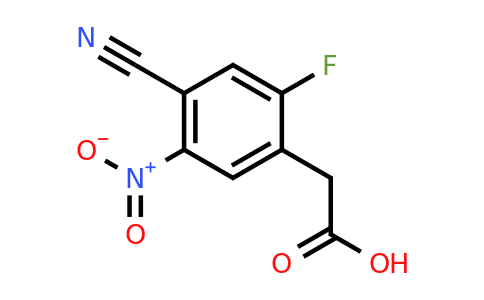 1805171-44-1 | 4-Cyano-2-fluoro-5-nitrophenylacetic acid