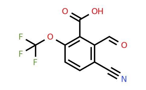 1805171-78-1 | 3-Cyano-2-formyl-6-(trifluoromethoxy)benzoic acid