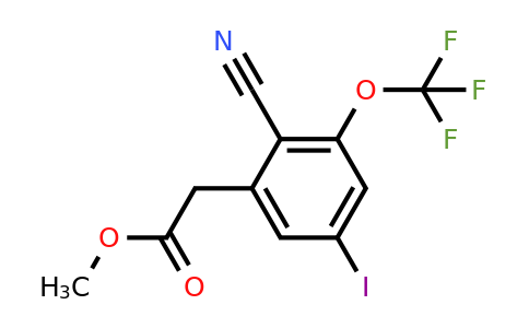 1805172-41-1 | Methyl 2-cyano-5-iodo-3-(trifluoromethoxy)phenylacetate