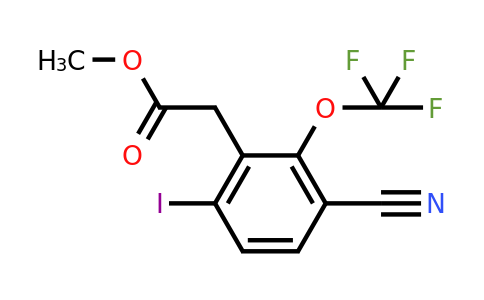 1805172-42-2 | Methyl 3-cyano-6-iodo-2-(trifluoromethoxy)phenylacetate