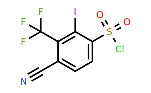 1805172-49-9 | 4-Cyano-2-iodo-3-(trifluoromethyl)benzenesulfonylchloride