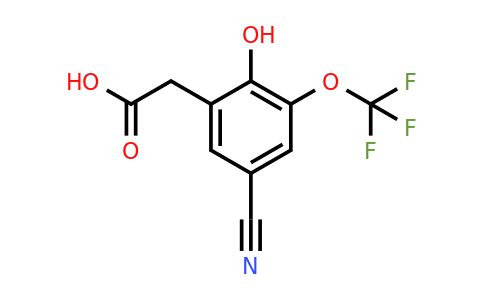 1805172-76-2 | 5-Cyano-2-hydroxy-3-(trifluoromethoxy)phenylacetic acid