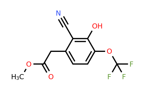 1805172-81-9 | Methyl 2-cyano-3-hydroxy-4-(trifluoromethoxy)phenylacetate