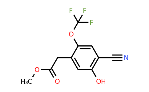 1805172-88-6 | Methyl 4-cyano-5-hydroxy-2-(trifluoromethoxy)phenylacetate