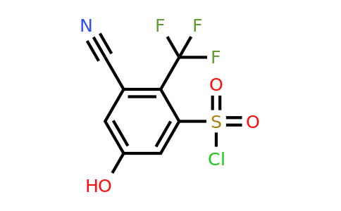 1805172-96-6 | 3-Cyano-5-hydroxy-2-(trifluoromethyl)benzenesulfonylchloride
