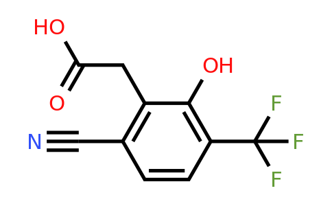 1805173-18-5 | 6-Cyano-2-hydroxy-3-(trifluoromethyl)phenylacetic acid