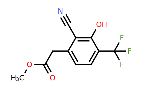1805173-24-3 | Methyl 2-cyano-3-hydroxy-4-(trifluoromethyl)phenylacetate