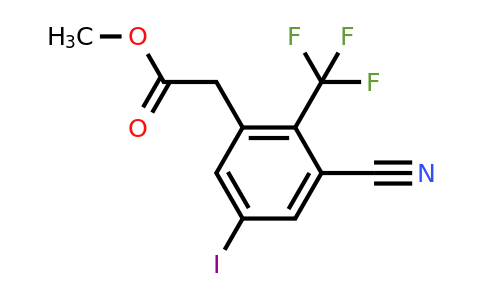 1805173-29-8 | Methyl 3-cyano-5-iodo-2-(trifluoromethyl)phenylacetate
