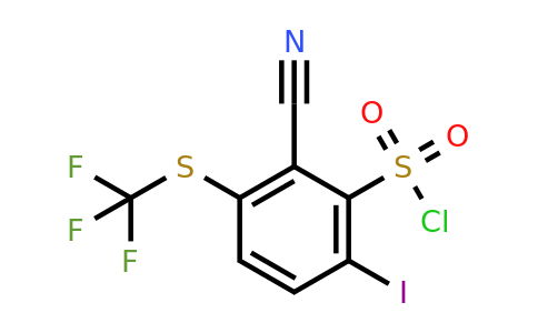 1805173-33-4 | 2-Cyano-6-iodo-3-(trifluoromethylthio)benzenesulfonylchloride