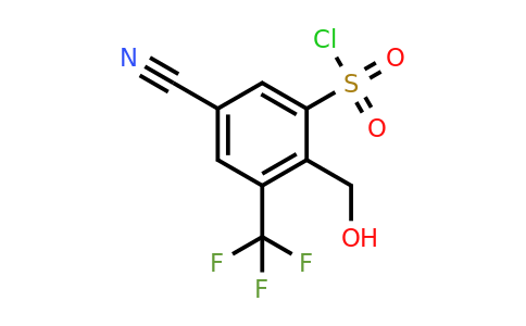 1805175-07-8 | 5-Cyano-2-hydroxymethyl-3-(trifluoromethyl)benzenesulfonylchloride